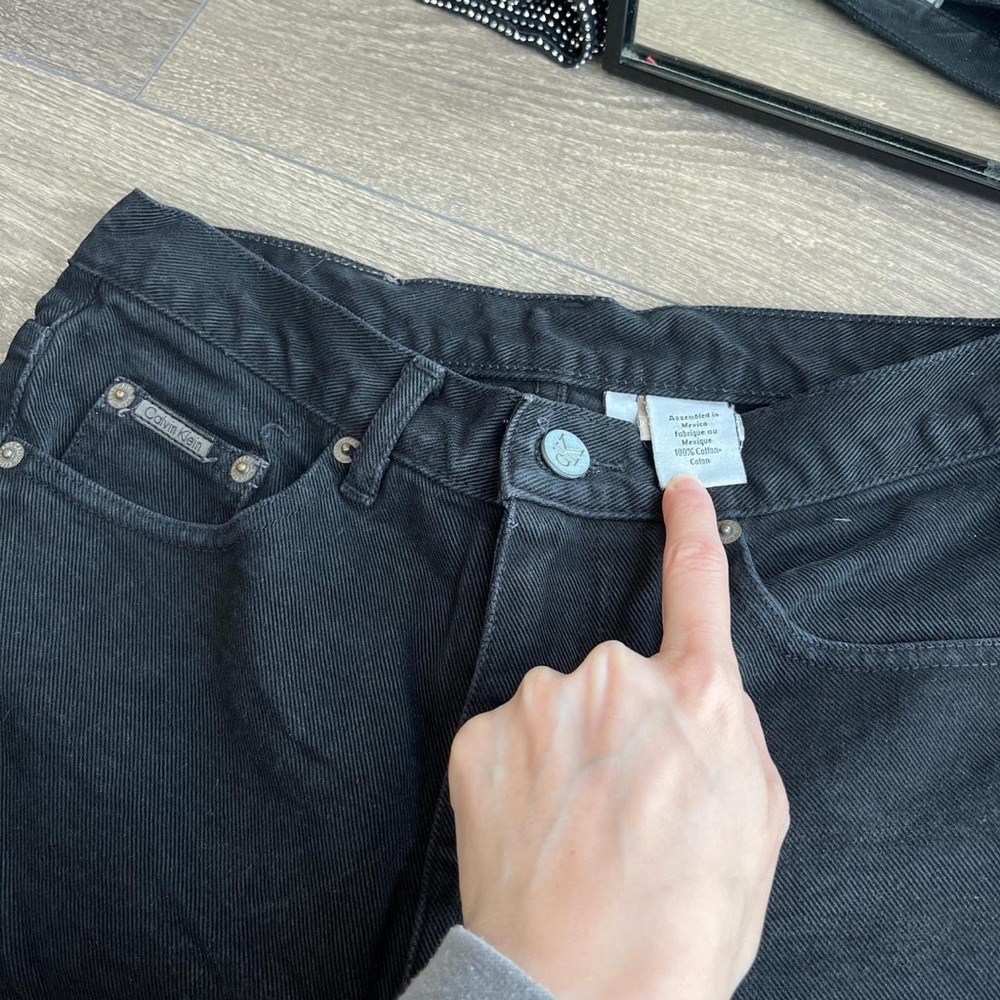 Vintage Calvin Klein black jorts